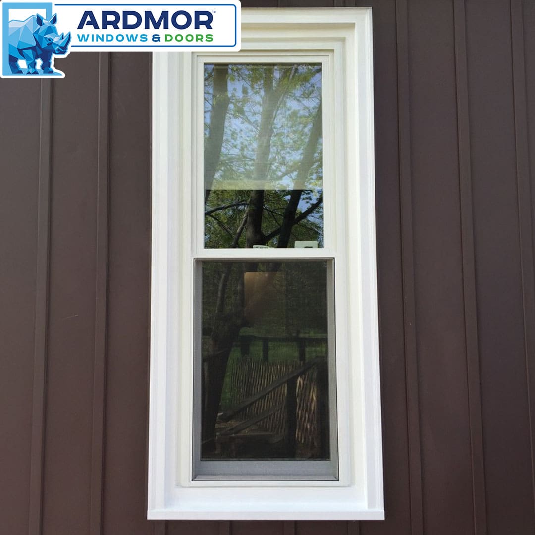 vinyl window replacement with capping hatfield